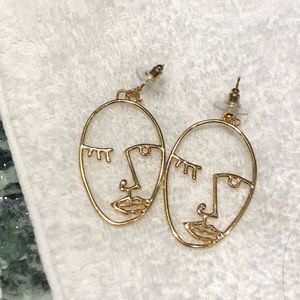 Picasso Inspired Earrings